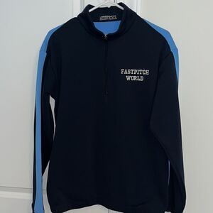 Nike USA elite select World Fastpitch Fast Pitch Pullover T neck golf sweatshirt